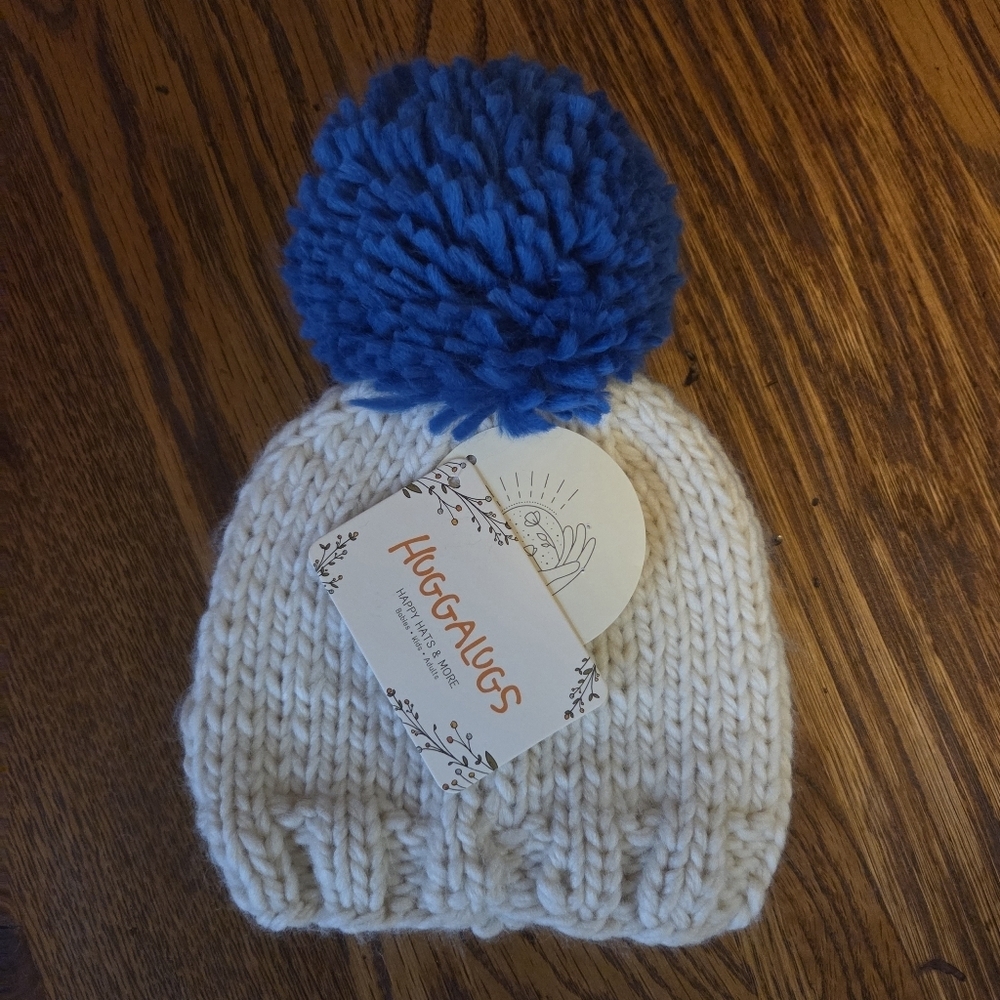 HUGGALUGS NWT Menorah Beanie Hat 0-6 Months - Picture 2 of 4